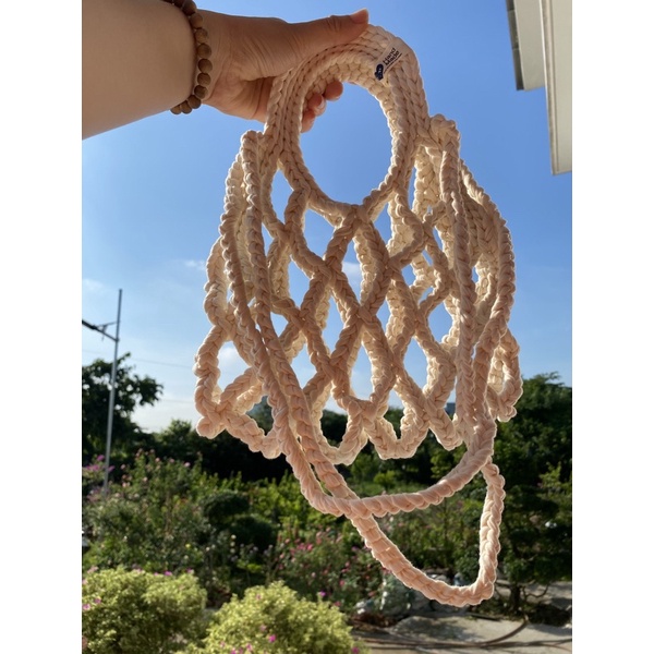 🔆 HOT TREND - Summer net bag  + kèm túi vải. Túi lưới handmade