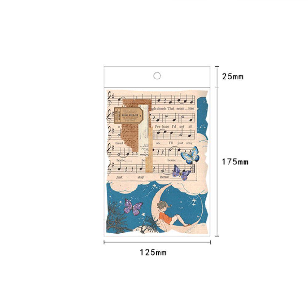UUMIR 25 cái dán giấy retro sáng tạo memo pads ghi chú nhật ký trang trí album scrapbooking trang trí