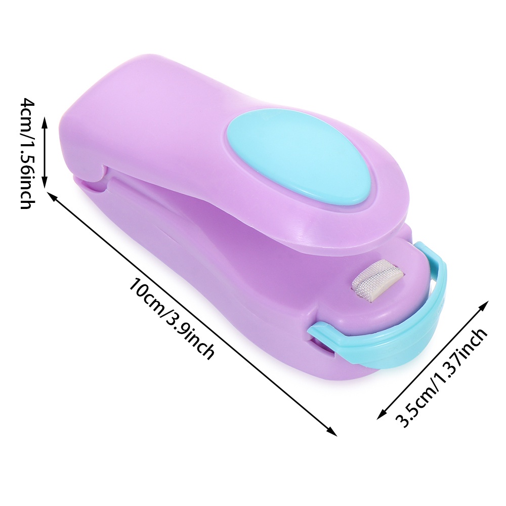 Kẹp Niêm Phong Túi Thực Phẩm Mini Bằng Nhựa Màu Sắc Ngọt Ngào