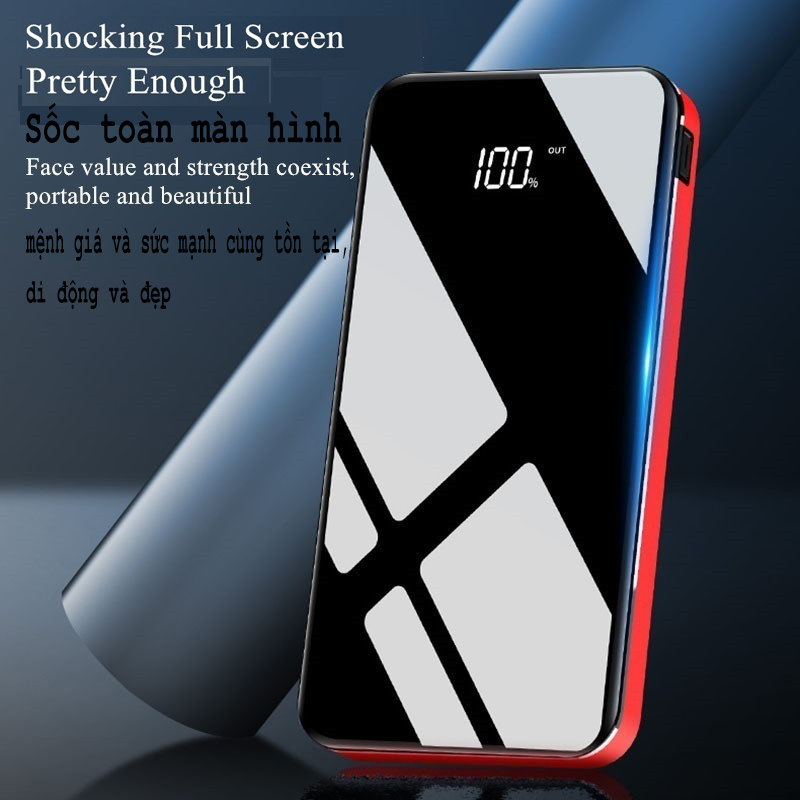 Sạc dự phòng 30000mah ​Không thấm nước Sạc Dự Phòng Không Dây sạc nhanh một chiều |NgaAnh