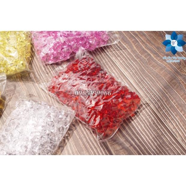 Đá nhựa trang trí - Viên sỏi nhựa thả lọ thủy tinh