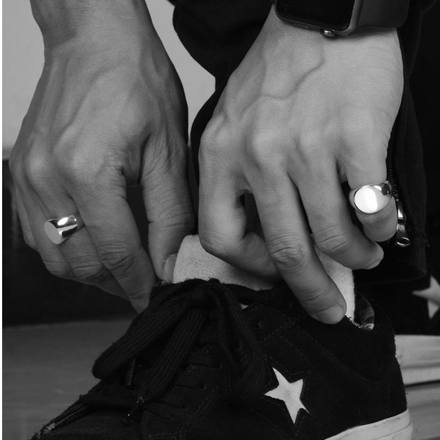 Nhẫn Thời trang hợp kim Titanium Libery bản ngón út  - Mẫu N033