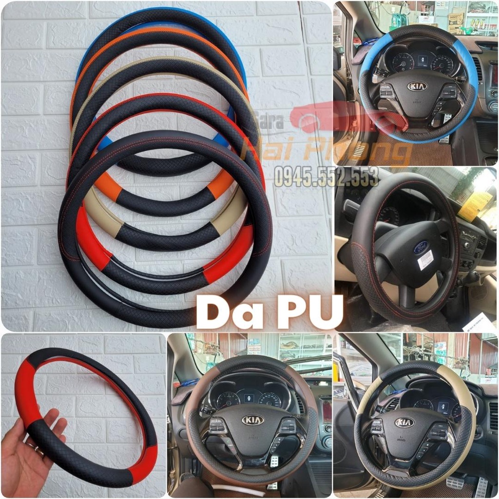 Bọc vô lăng Hyundai I10, I20, I30, Accent, Santafe, Tucson, Kona, Getz, Avante, Elantra, Sonata | BigBuy360 - bigbuy360.vn