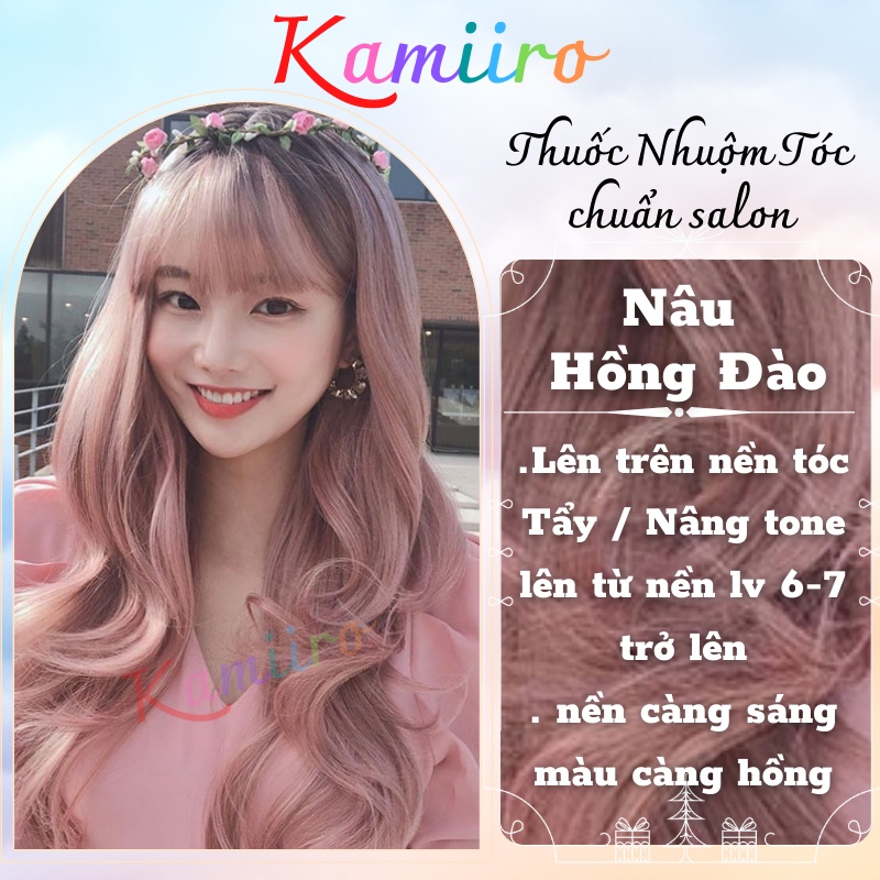 Thuốc nhuộm tóc NÂU HỒNG ĐÀO