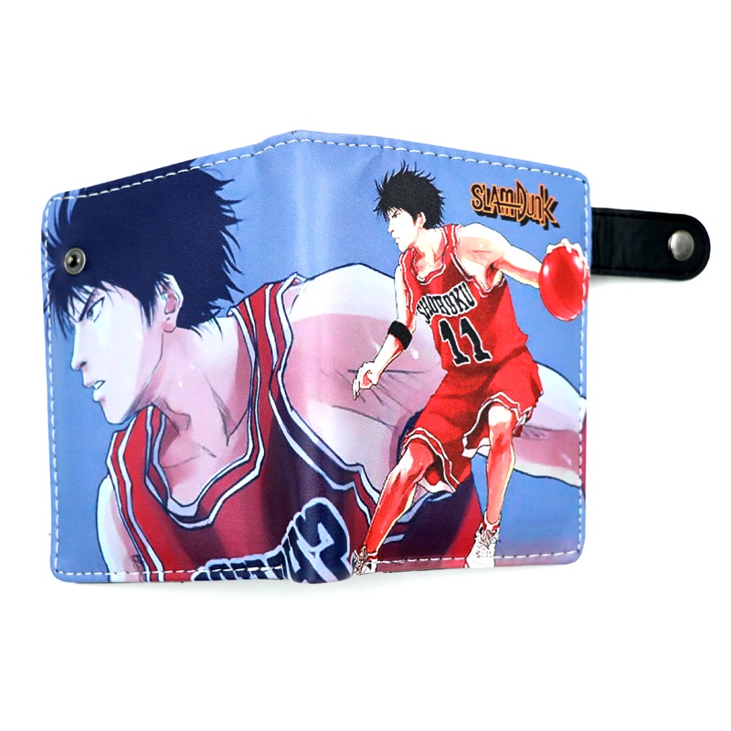 Ví ngắn gập đôi in hình Anime Thủ Lĩnh Thẻ Bài Kinomoto Sakura kỹ thuật số có nút