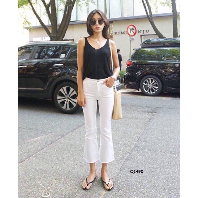 [ Mã FAGREEN55 giảm 10% tối đa 30K đơn 99K] Quần ống loe rách lai - KÈM HÌNH THẬT TẠI XƯỞNG | BigBuy360 - bigbuy360.vn