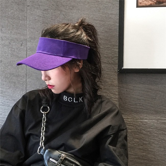 Mũ bóng chày màu trơn thời trang cho nữ