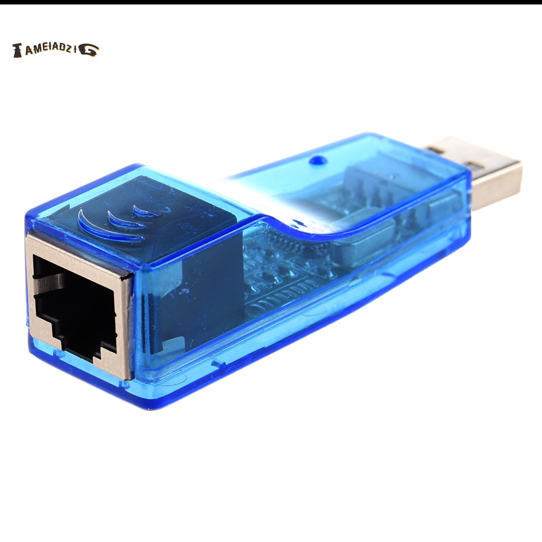 Usb Ethernet Rj45 Lan Card Adapter 10 / 100 Mbps Cho Laptop Pc Màu Xanh Dương