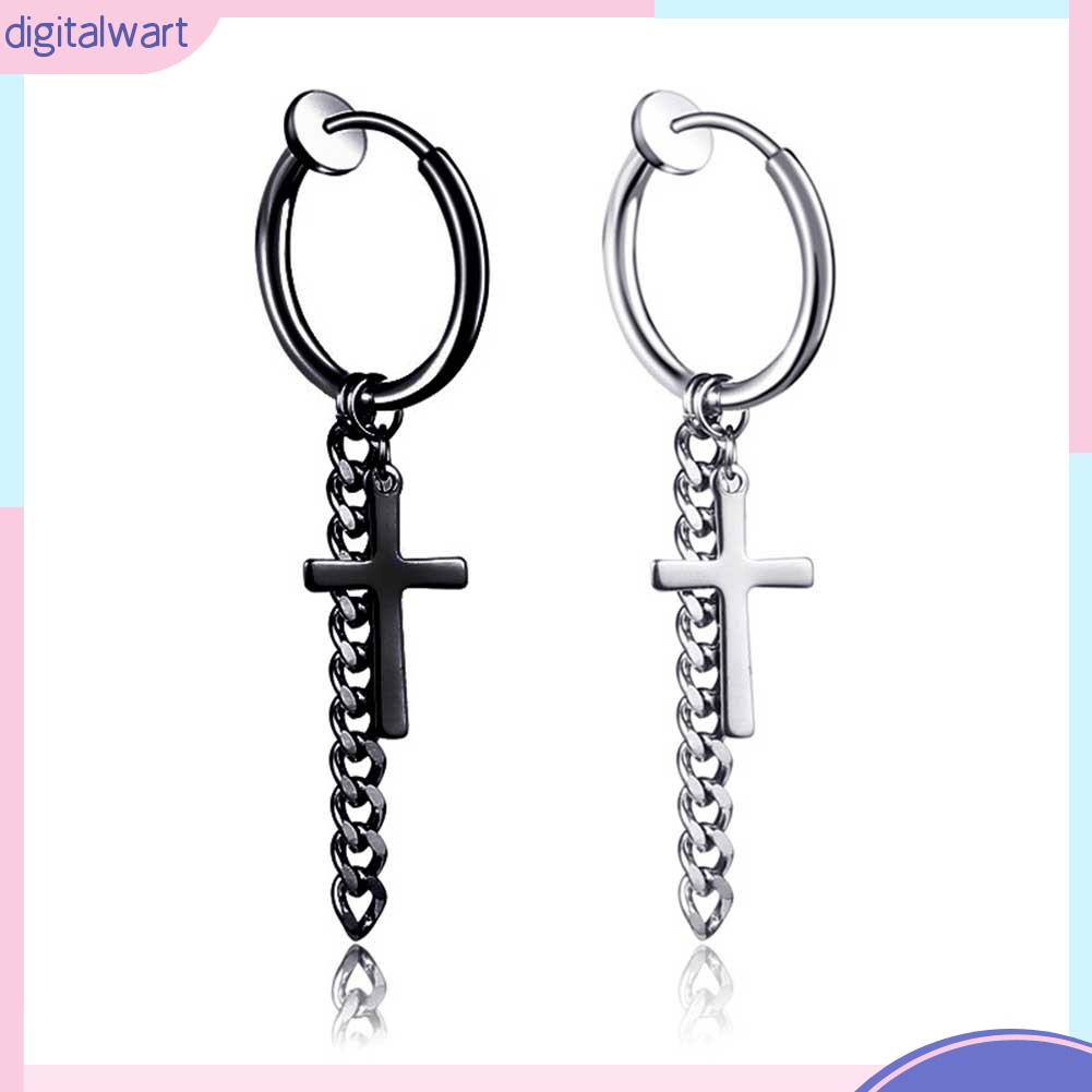 1 Khuyên Tai Kim Loại Thời Trang Cá Tính Cho Nam