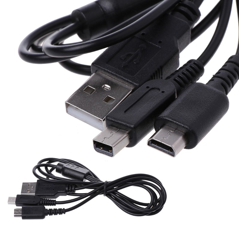 Dây Cáp Sạc Usb Chữ Y 2 Trong 1 Cho Nintendo 3ds Ndsi Ds Lite