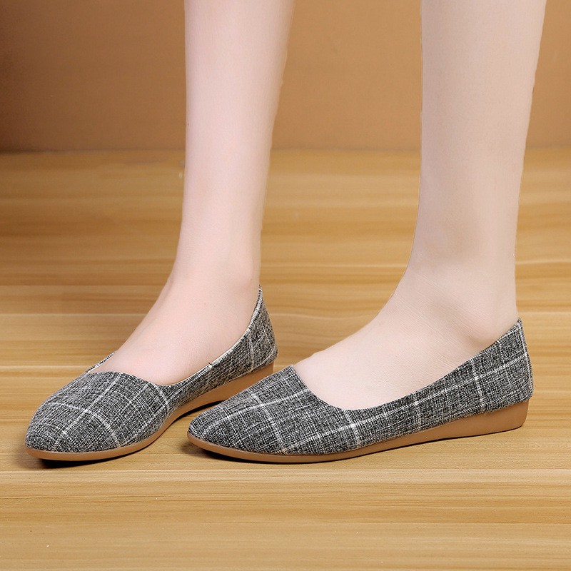 Giầy kẻ đế mềm dễ thương GN27