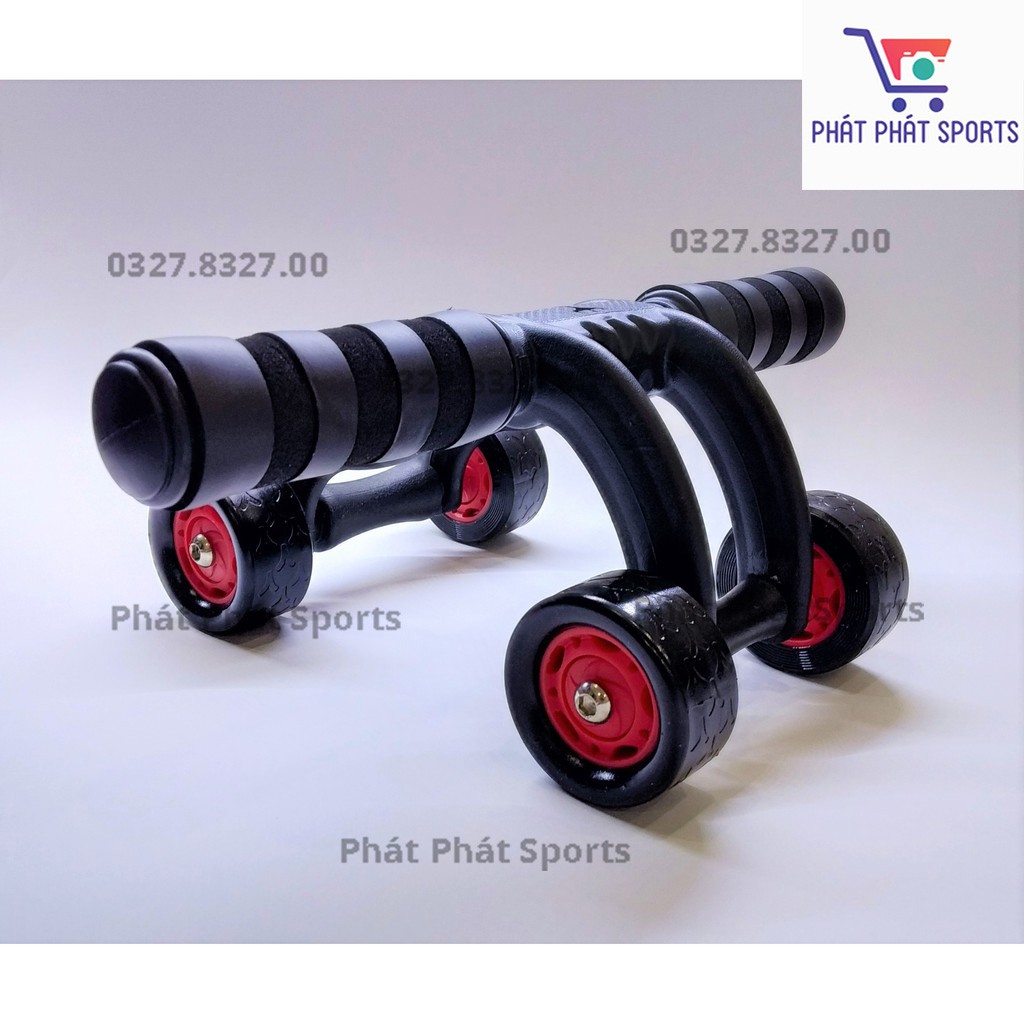 Con lăn tập bụng 4 bánh đa năng giá rẻ tại nhà