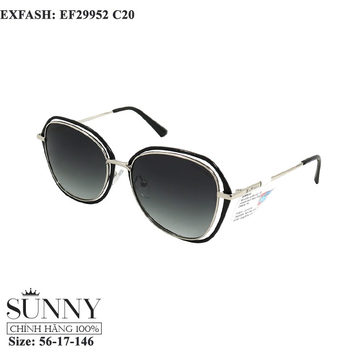 EF29952 - kính mát thời trang nữ Exfash chính hãng, bảo hành toàn quốc, thiết kế dễ đeo bảo vệ mắt