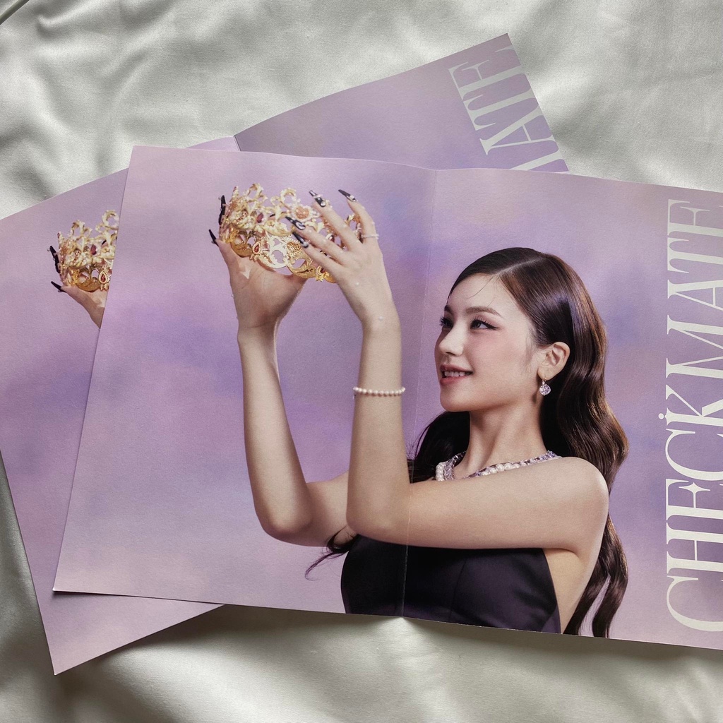 Bộ ảnh chính hãng không ảnh thẻ bo góc | Album không card Checkmate nhóm nhạc itzy