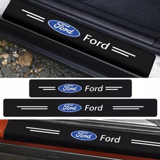 4 Miếng Dán Ngưỡng Cửa Bảng Hiệu Cho Xe Hơi Ô Tô Tấm Kim Loại Bảo Vệ Dành Cho Ford Focus 2 3 1 MK2 MK3 MK1 Fusion P