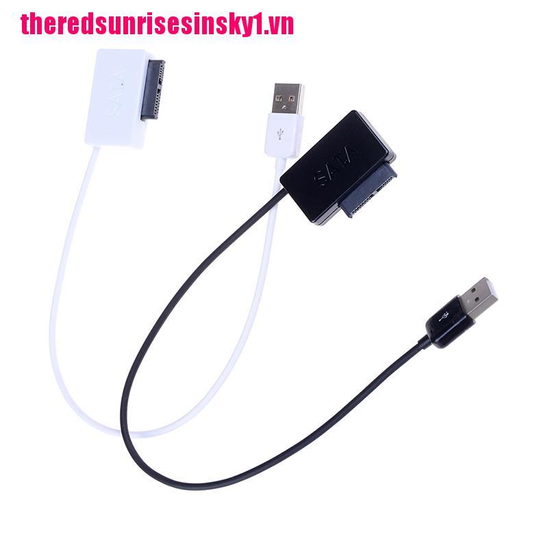 (3C) Giắc Chuyển Đổi Usb Sang 13pin Slim Sata / Ide Converter Cd Dvd Rom