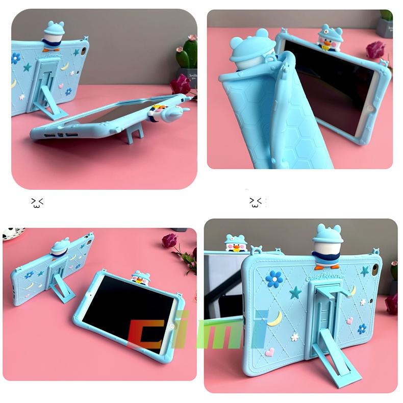 Bao Da Họa Tiết Hoạt Hình 3d Dễ Thương Cho Ipad Pro 12.9 inch pro 11inch m1 10.9inch Case 2020 Ipad Air4 Pro 12.9 2020 2018