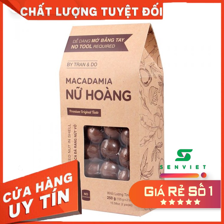 Macadamia Nữ Hoàng 250g (dễ dàng mở bằng tay)