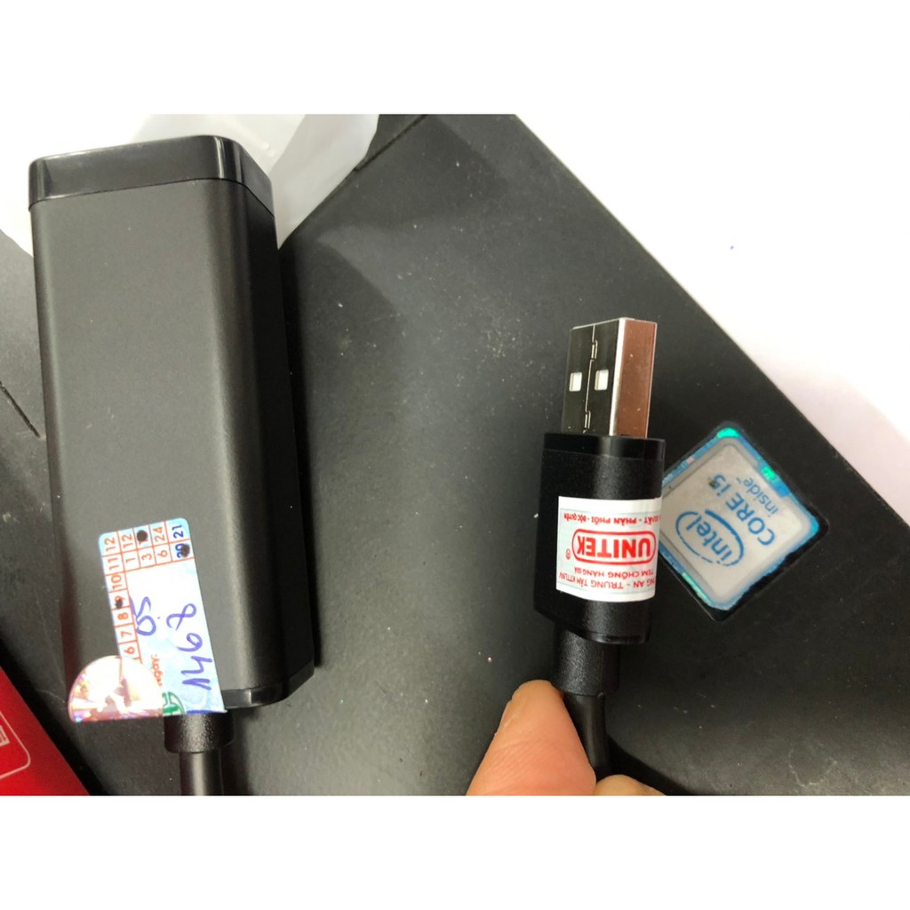 USB Ra Lan UNITEK Y1468 .Cáp USB 2.0 -> LAN UNITEK - Chính Hãng 100%, Bảo Hành 12 Tháng - 1 Đổi 1