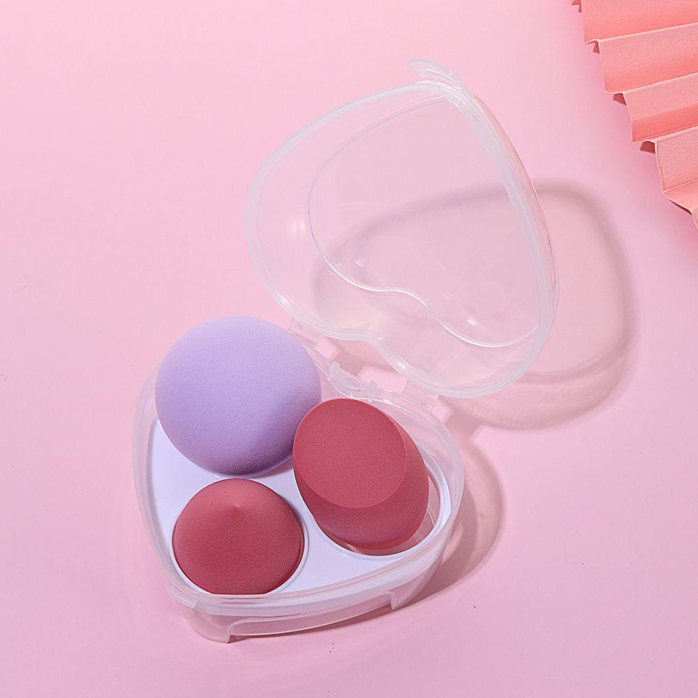 Set 3 Mút Trang Điểm Hình Quả Đào Xinh Xắn