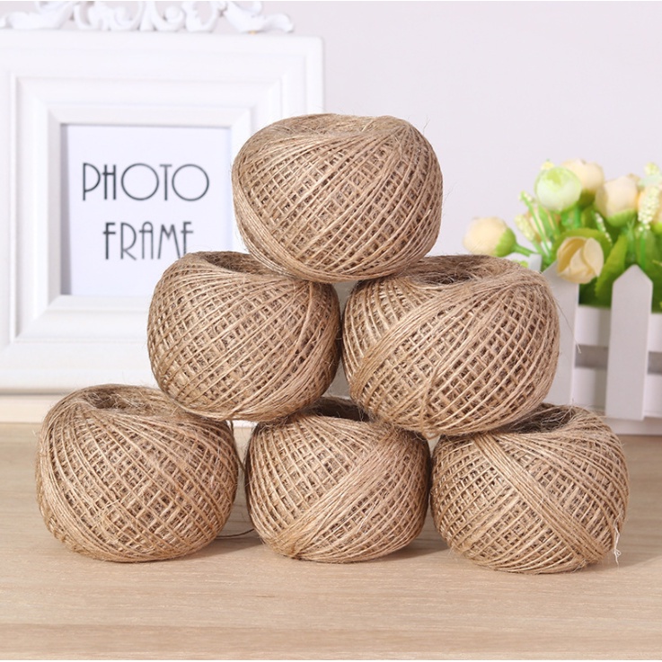 Cuộn Dây Đay 100M Đay Tự Nhiên Dùng Làm Đồ Thủ Công