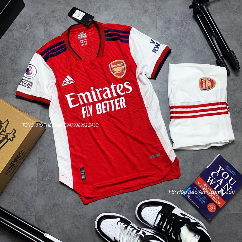 Bộ Quần Áo thi đấu bóng đá hàng nhập thái clb arsenal 2021 2022 mẫu chính thức, áo ars 2022 Đẹp