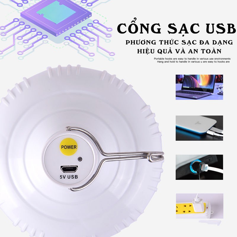 Bóng Đèn Tích Điện, Bóng Đèn Led Sạc Tích Điện Siêu Sáng LEON OFFICIAL