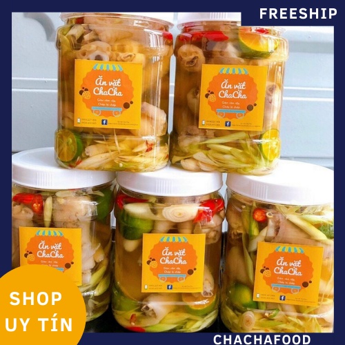 1kg chân gà sả tắc kèm nước sốt chấm cay món nhậu tuyệt vời, món ăn dân dã ăn vặt văn phòng