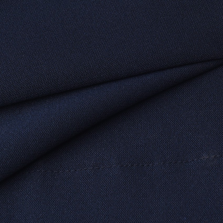 Áo gile cổ tròn, xẻ sườn, cài dây đai VIENNE TRAN V65G18T033 (Xanh Dương/ Xanh sọc) | BigBuy360 - bigbuy360.vn