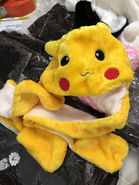 Mũ BTS pikachu và khỉ đột dễ thương - SẴN HÀNG