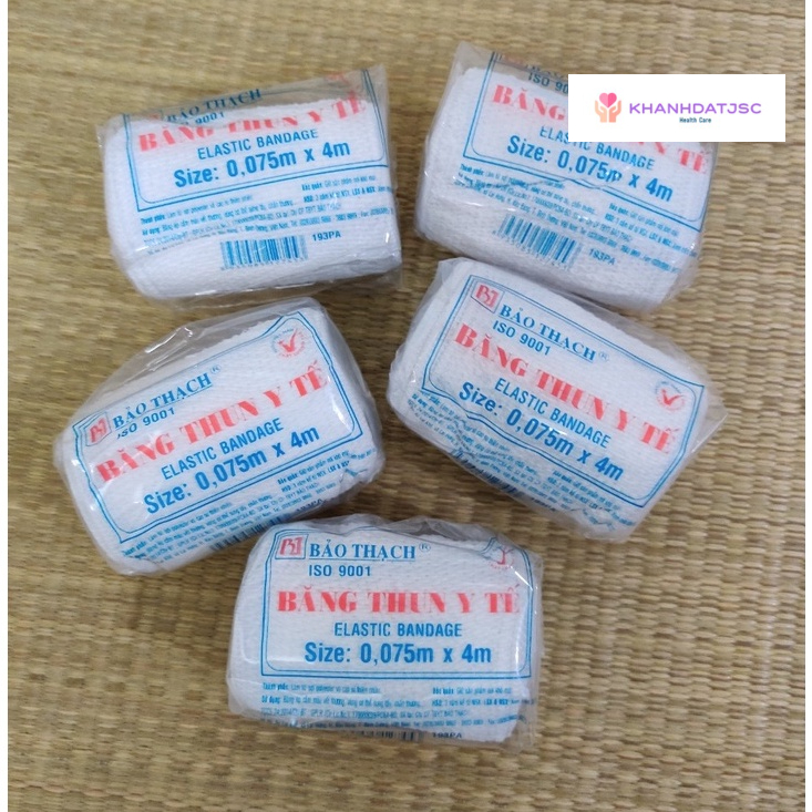 Băng thun y tế Bảo Thạch KT 0.075m x 4m