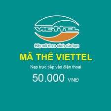 Thẻ viettel 50k