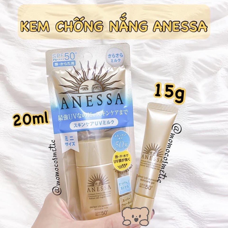 Kem chống nắng Anessa Shiseido SPF50+ size 20ml