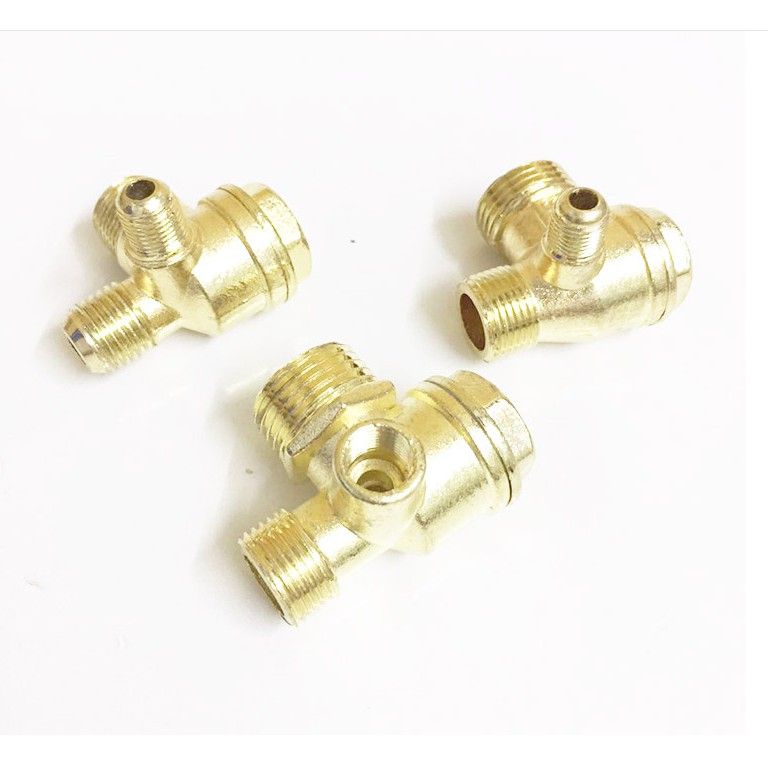 Van 1 chiều máy nén khí / Van 1 chiều máy bơm hơi có dầu ren ngoài kích thước 20X16X10mm