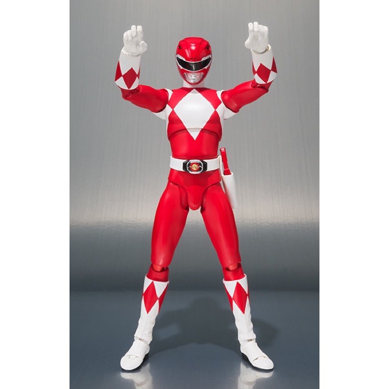 [ Mô Hình Chính Hãng ] Shf Mighty Morphin Power Rangers - Red Ranger - Siêu Nhân Đỏ 2nd