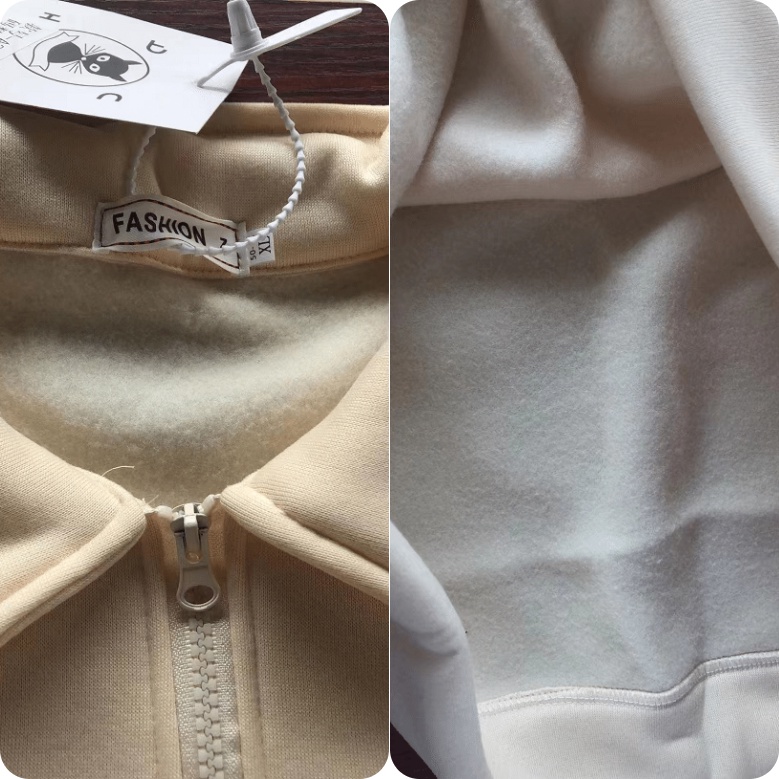 Áo nỉ nam nữ áo nỉ nam thêu chữ phong cách hàn quốc áo nỉ nữ Zip đơn giản áo nỉ cặp đôi tay dài rộng rãi giản dị unisex top