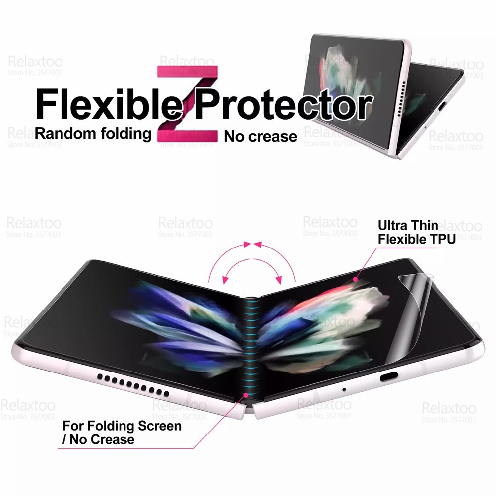 Miếng Dán Hydrogel 4 Trong 1 Bảo Vệ Màn Hình Máy Ảnh / Điện Thoại Samsung Galaxy Z Fold 4 ZFold4 Fold4 ZFold 4