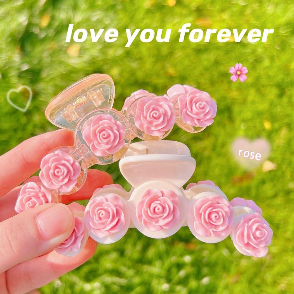 Epoch Kẹp Tóc Càng Cua Họa Tiết Hình Học Đơn Giản Thời Trang Cho Nữ