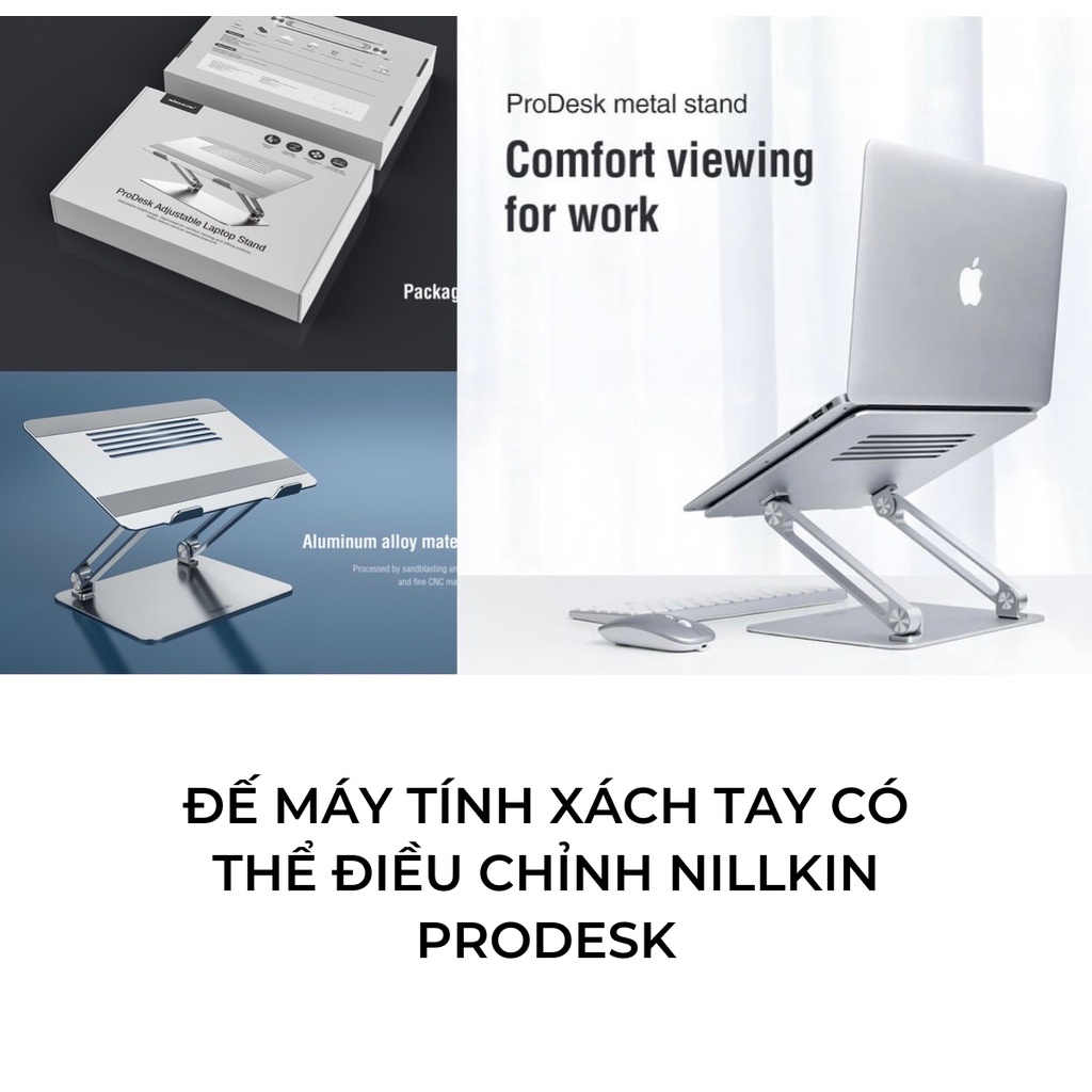 Đế máy tính xách tay có thể điều chỉnh Nillkin ProDesk