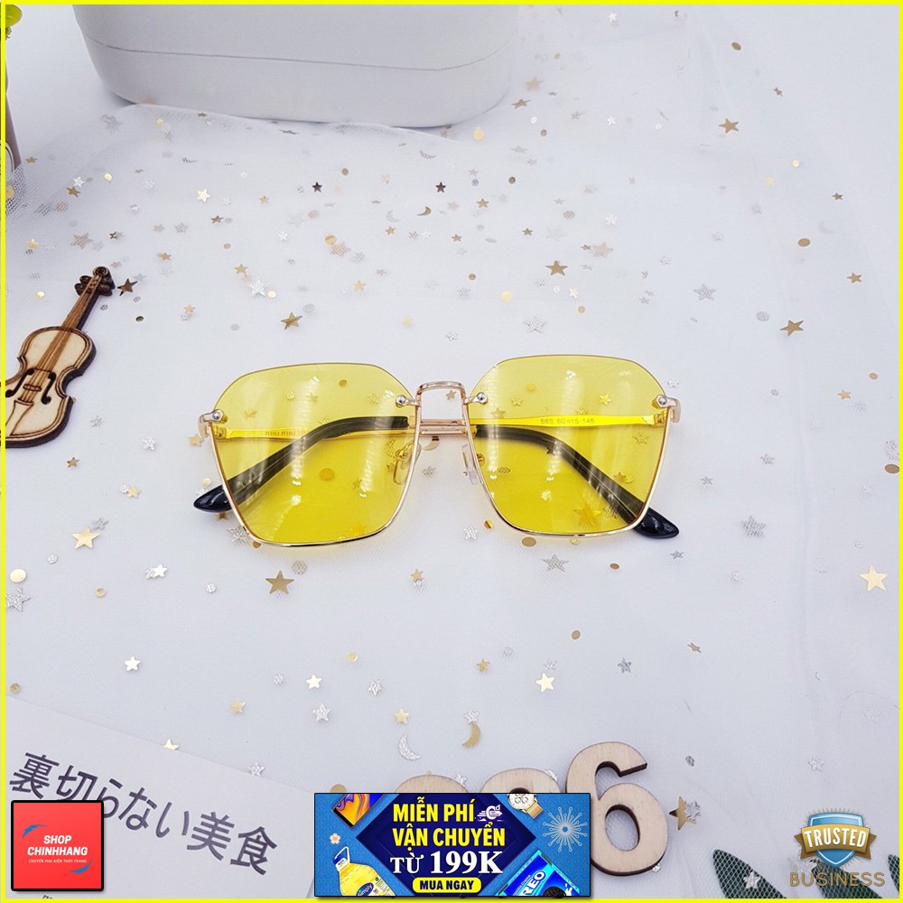 KÍNH MÁT NỮ XI ỐC 585 FORM NỬA GỌNG CAO CẤP AH986