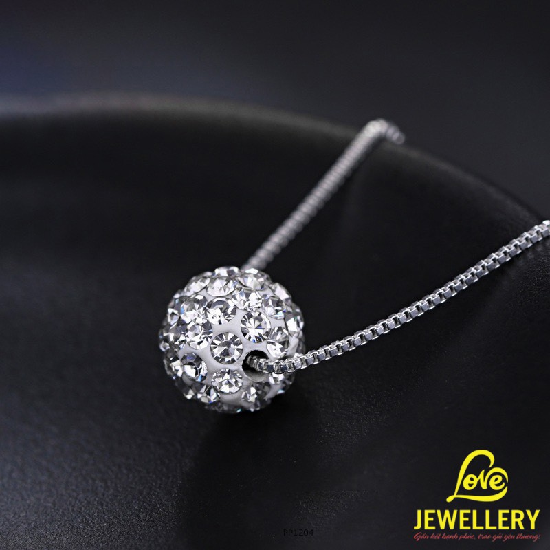 Vòng Cổ Bạc, Dây Chuyền Bạc TNC JEWELLERY Bồ Công Anh Đính Đá Sang Trọng