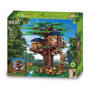 Đồ chơi lắp ráp- 6007 ( Xếp hình ngôi nhà trên cây - Tree house 3117 Mảnh )