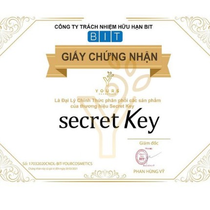 Mẫu mới, date mới] Kem Tắm Trắng Secret Key Snow White Milky Pack Hàn Quốc