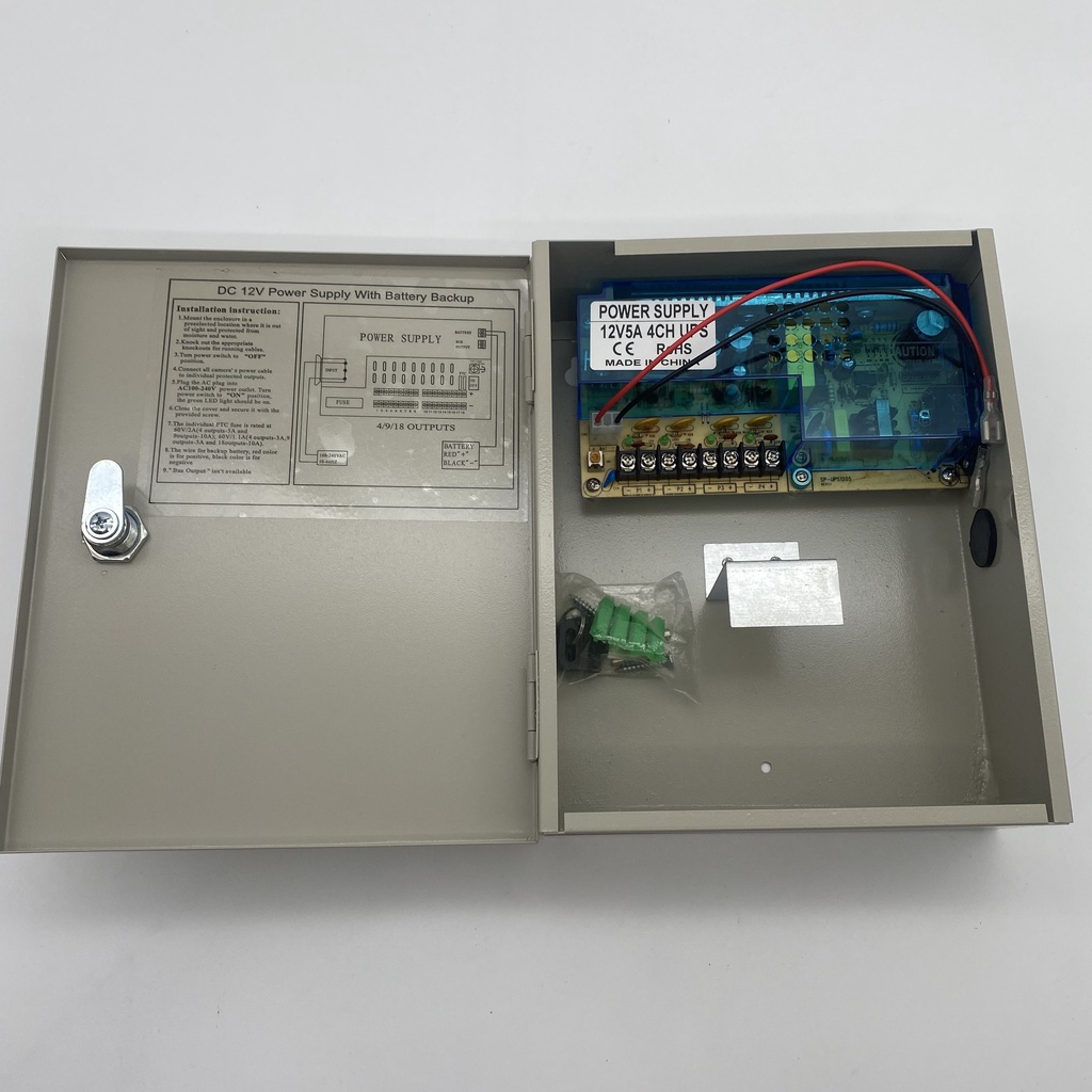cho camera giám sát, access control modem wifi, khóa từ,...