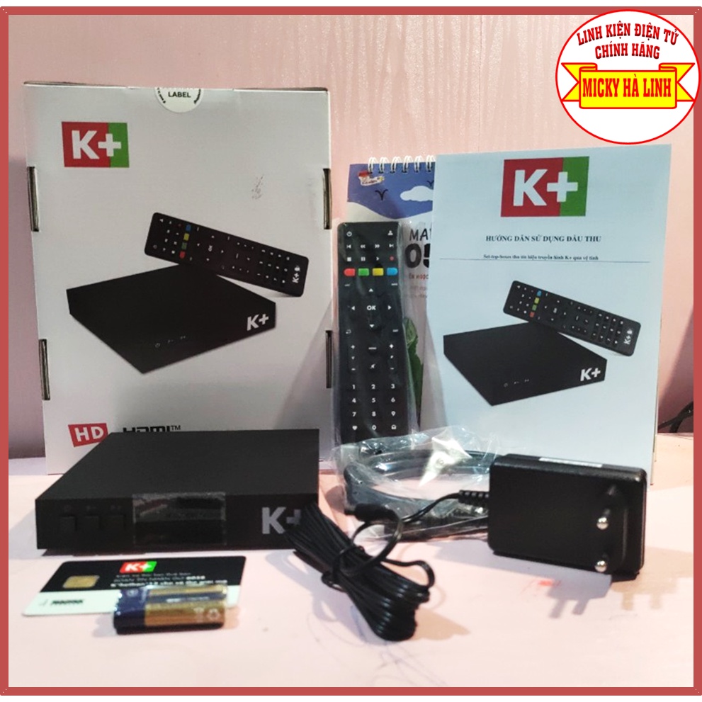 [Mã 44ELSALE2 giảm 7% đơn 300K] Bộ đầu thu K+HD và 4 tháng thuê bao