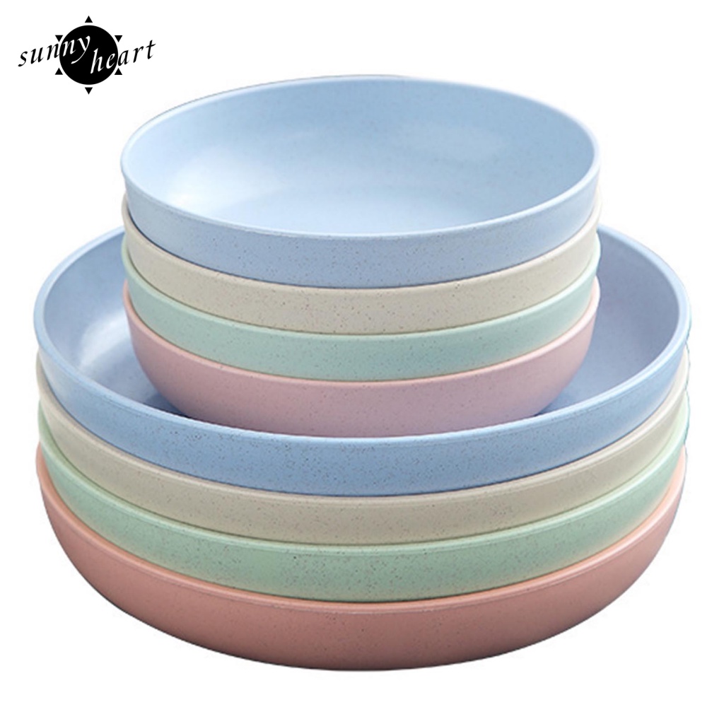 Đĩa Nhựa Tròn Màu Trơn Hình Trái Tim