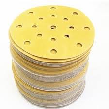 Bộ 12 giấy nhám đĩa tròn 6 inches 15cm film FV PACO cao cấp đủ số từ 120 đến 3000