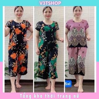 BIGSIZE-Bộ mặc nhà ,bộ trung niên bộ lanh cho mẹ cực đẹp. size xl/2xl/3xl/4xl/5xl từ 38-75kg.