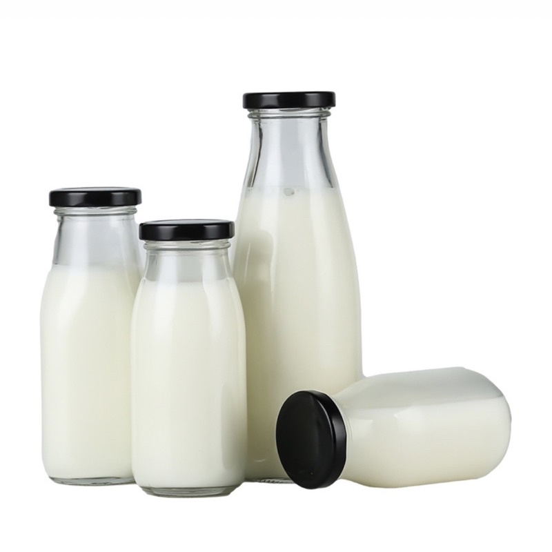 Chai thuỷ tinh đựng sữa chua, nước hoa quả, sữa hạt, sinh tố nhiều cỡ