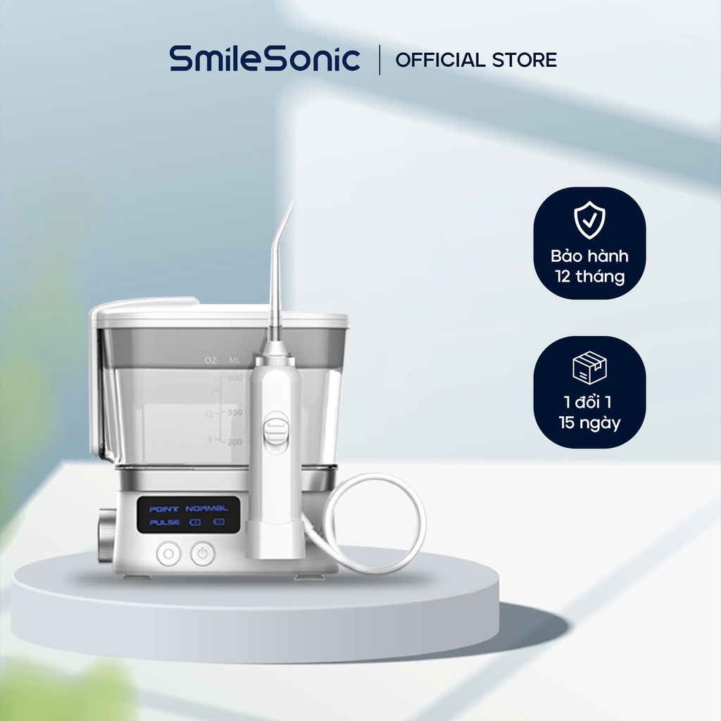 Máy tăm nước gia đình Smilesonic - Tránh bệnh răng miệng cả gia đình